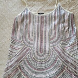 Sequined tank